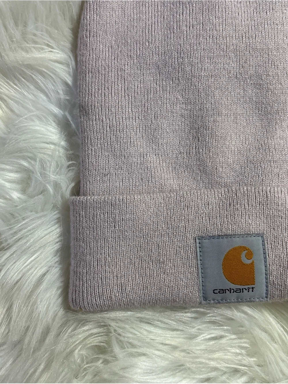 Carhartt Fold-Over Beanie - Light Lavender